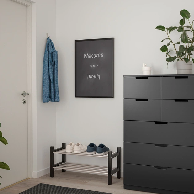Доска для записей ИКЕА СЭВСТА черный, 50x70 см 804.193.67 - изображение 9