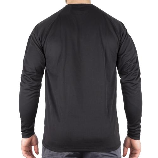 Футболка З Довгим Рукавом Швидковисихаюча Tactical Long Sleeve Shirt Quickdry, Black, M - изображение 2