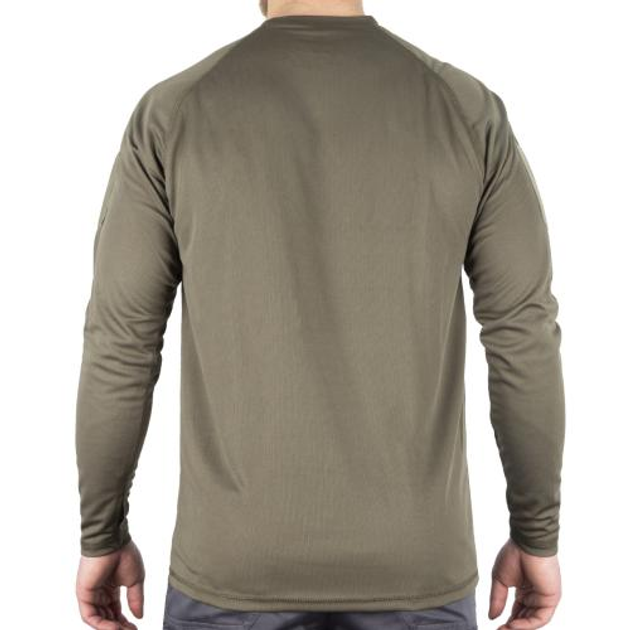 Футболка З Довгим Рукавом Швидковисихаюча Tactical Long Sleeve Shirt Quickdry, Olive, 2Xl - зображення 2