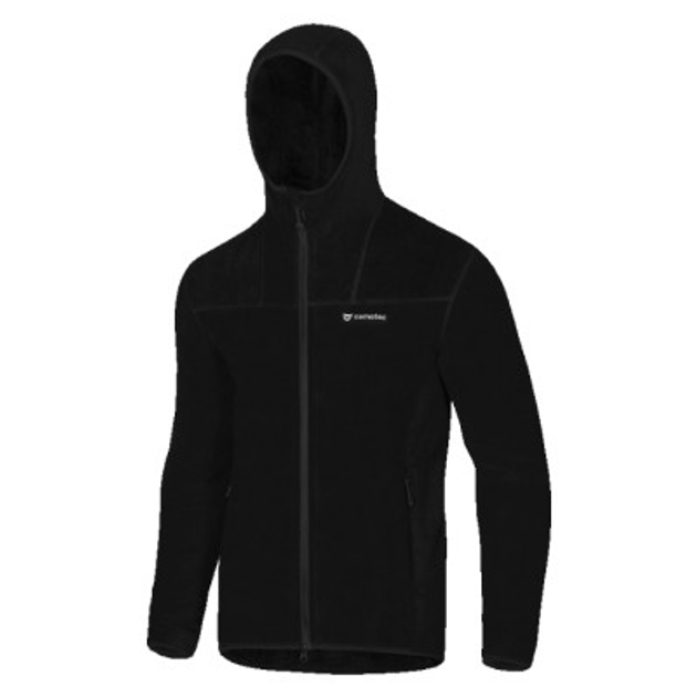 Кофта флісова Camo-Tec Nippy Hood Fleece Size L Black - зображення 1