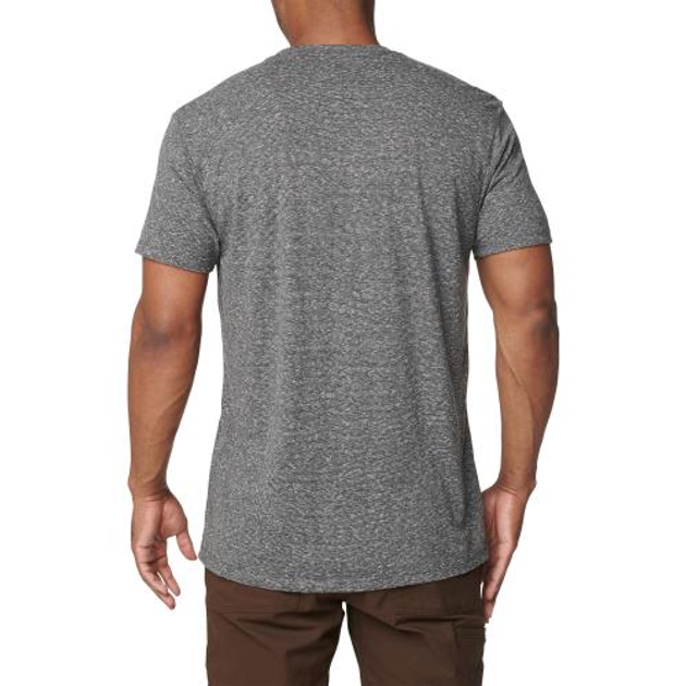 Футболка З Малюнком 5.11 Tactical Triblend Legacy Short Sleeve Tee, Charcoal Heather, L - изображение 2