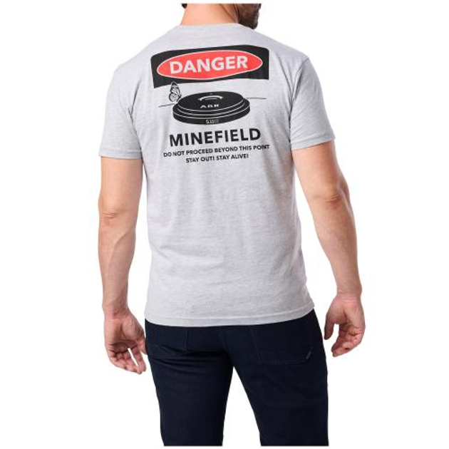 Футболка З Малюном 5.11 Tactical Minefield, Heather Grey, L - зображення 1