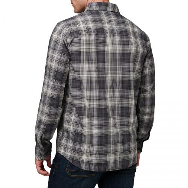 Сорочка Тактична 5.11 Tactical Igor Plaid Long Sleeve Shirt, Black Plaid 2, L - зображення 2