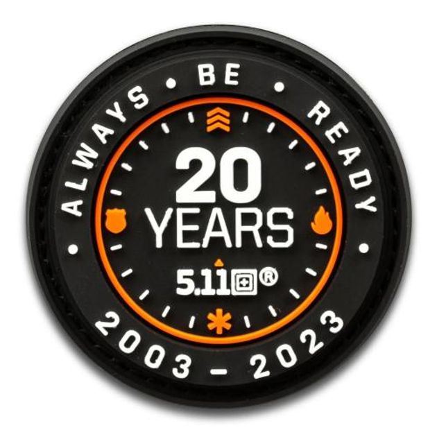 Нашивка 5.11 Tactical 20Th Anniversary Patch Emea, Multi - зображення 1