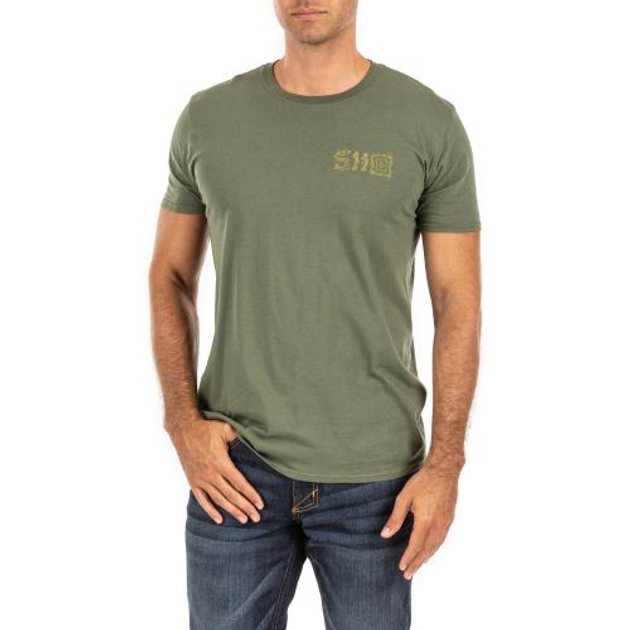 Футболка З Малюном 5.11 Tactical Stay Sharp, Military Green, L - зображення 2