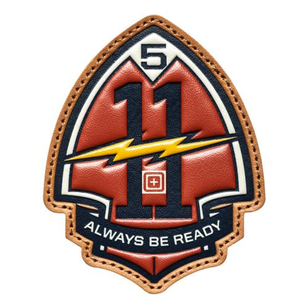 Нашивка 5.11 Tactical Bolt And Arrowhead Patch, Red - зображення 1