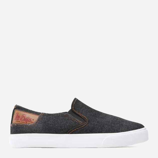 Buty slip-on męskie Lee Cooper LCW-23-31-1851M 42 27 cm Czarne (5904292138258) - obraz 1