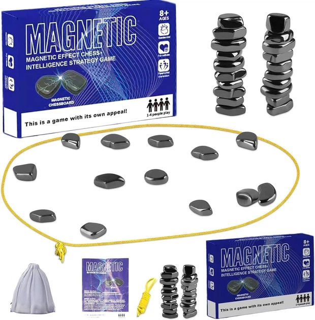 Сімейна, Логічна, Настільна, Магнітна Гра в Стилі Шашки (MAG25GAME) - зображення 1