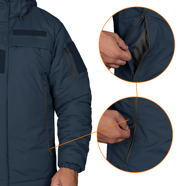 Куртка тактична тепла чоловіча Camotec Patrol System 3.0 Темно-синій L KL1113 - зображення 9