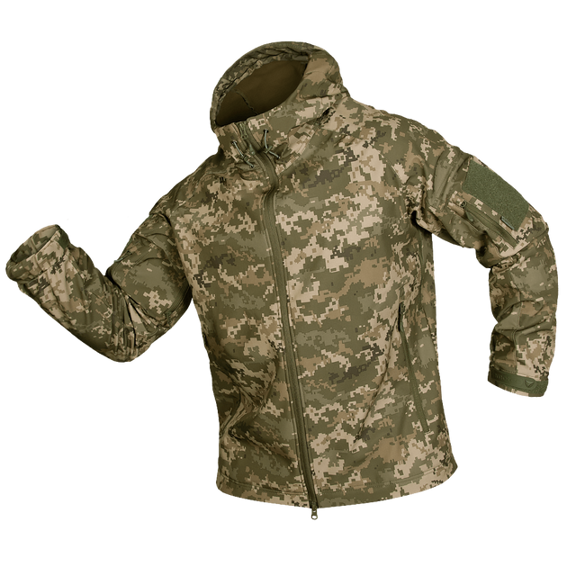 Куртка CM Stalker SoftShell Піксель (7379), L - изображение 1