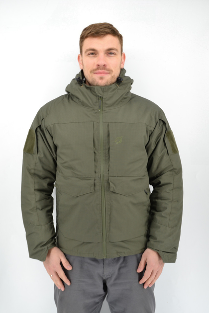 Тактична куртка Eagle зимова з підкладкою Omni-Heat та силіконовим утеплювачем Green S (AW010778) - зображення 1