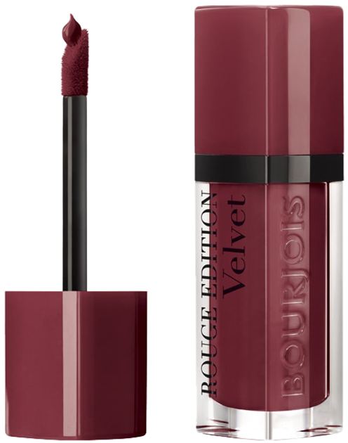 Рідка помада Bourjois Rouge Edition Velvet №24 Dark chérie 7.7 мл (3614224843861) - зображення 1