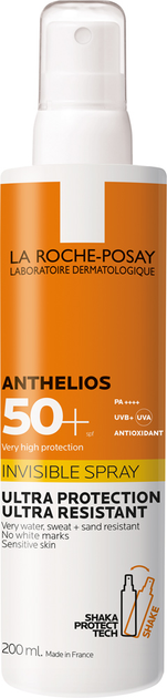 Niewidoczny spray przeciwsłoneczny La Roche-Posay Anthelios do twarzy i ciała SPF 50+ 200 ml (3337875696838) - obraz 2