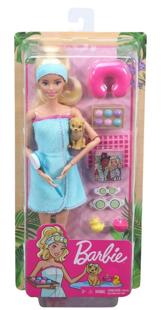 Лялька з аксесуарами Mattel Barbie Wellness Spa 29 см (0887961810899) - зображення 1