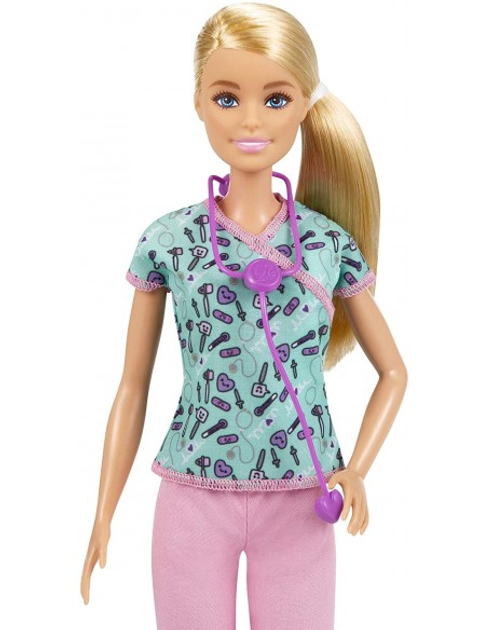 Лялька з аксесуарами Mattel Barbie Career Nurse Blonde 30 см (0887961921427) - зображення 2