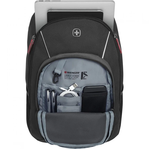 Рюкзак для ноутбука Wenger Mars 16" Black/Gray (611987) - зображення 11