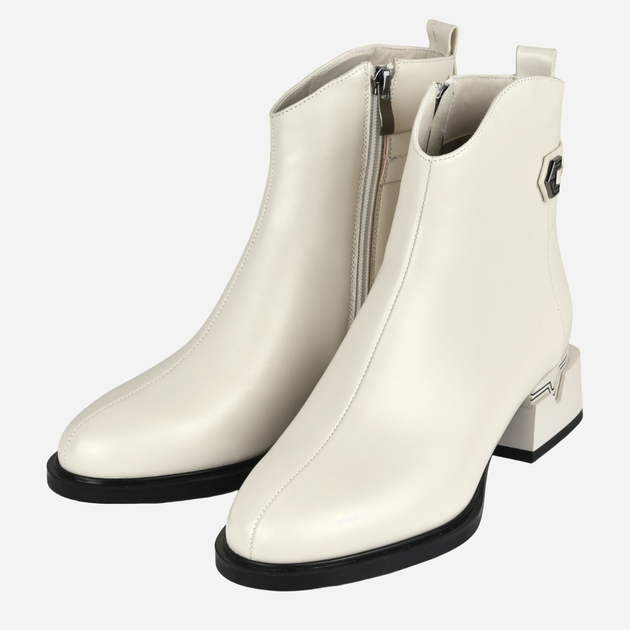 Жіночі черевики високі Blizzarini 22B694-K380-YP1215B 35 22.5 см Молочні - зображення 2