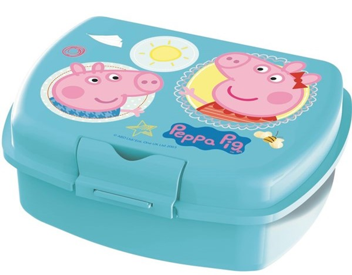Pojemnik na lunch Euromic Peppa Pig 16 x 12 x 7 cm (8412497139385) - obraz 1