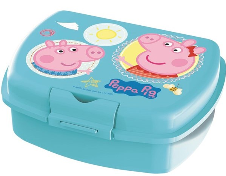 Ланч-бокс Euromic Peppa Pig 16 x 12 x 7 см (8412497139385) - зображення 1