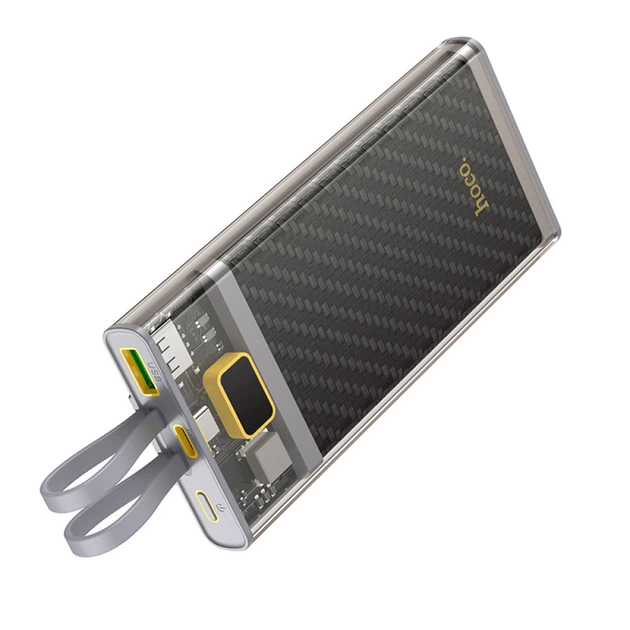 Портативный аккумулятор Hoco J104 Discovery edition 10000mAh 22.5W Прозрачный - изображение 2