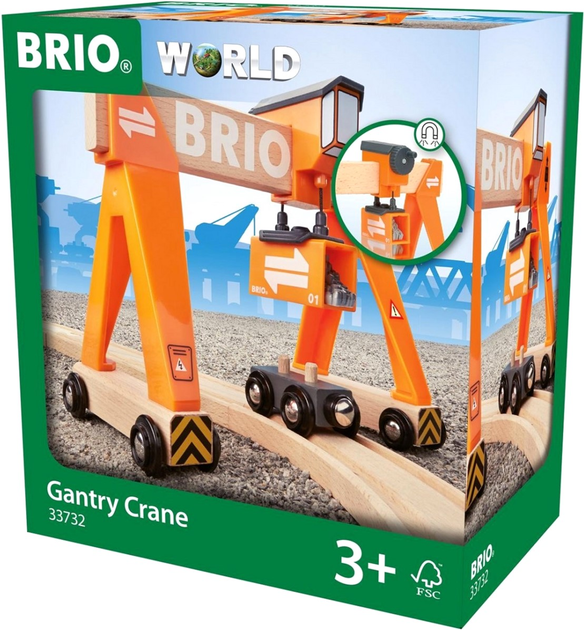 Набір будівельного обладнання Brio World Gantry Crane (7312350337327) - зображення 2