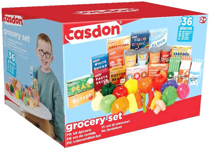 Набір продуктів Casdon Фрукти, Овочі, Консерви (5011551001052) - зображення 1