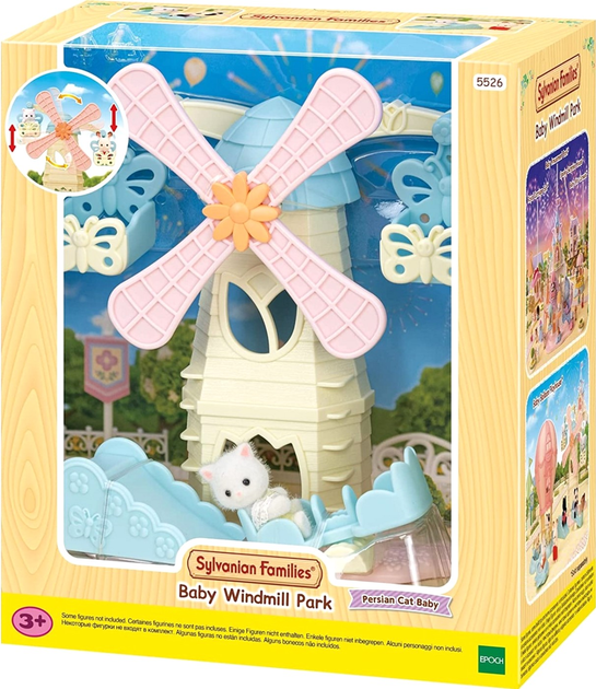 Zestaw figurek do zabawy Epoch Sylvanian Families Baby Windmill Park (5054131055267) - obraz 1
