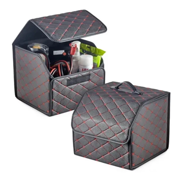 Органайзер автомобильный Primolux ORG-01 саквояж в багажник 31x31x28 см - Black/Red - изображение 2