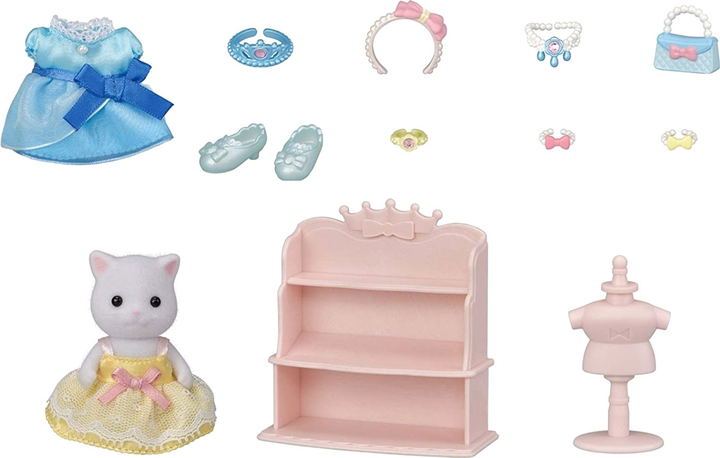 Ігровий набір Epoch Sylvanian Families Princess Dress (5054131056455) - зображення 3