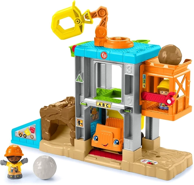 Zestaw do zabawy Fisher-Price Little People Load Up Construction Site (0194735011339) - obraz 2