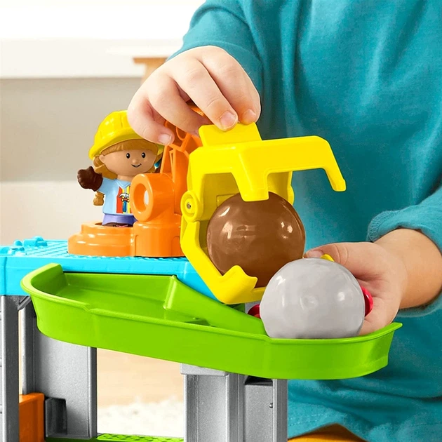 Ігровий набір Fisher-Price Little People Load Up Construction Site (0194735011339) - зображення 4