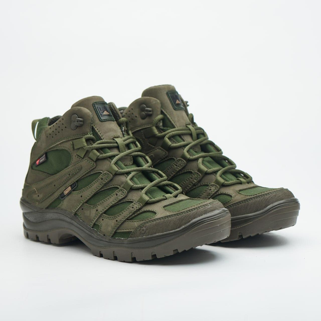 Ботинки тактические демисезонные кожаные PAV Style Lab Venom Tactical Boots 507 р.45 30см Хаки - изображение 1