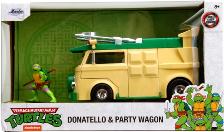 Zestaw do zabawy Jada Teenage Mutant Ninja Turtles Donatello Party Wagon (4006333084645) - obraz 1