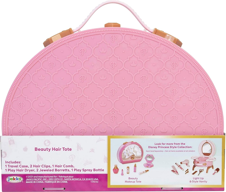 Набір для укладання волосся Jakks Disney Princess Style Collection Beauty Hair Tote (0192995214750) - зображення 4