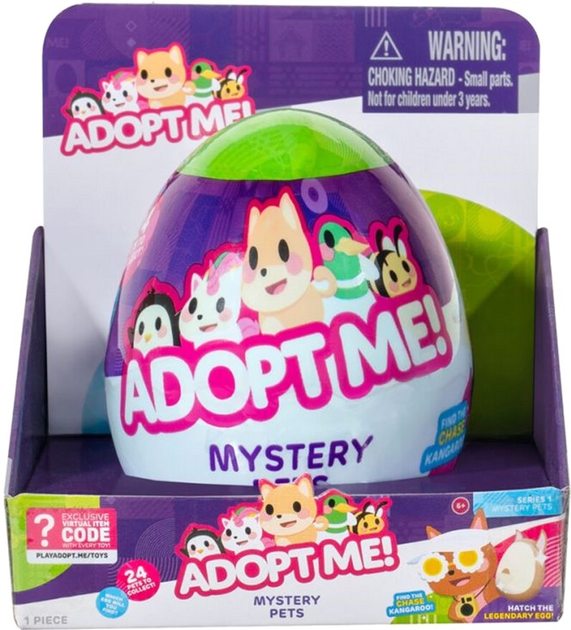 Яйце-сюрприз Jazwares Adopt Me Mystery Pets (0191726499084) - зображення 1