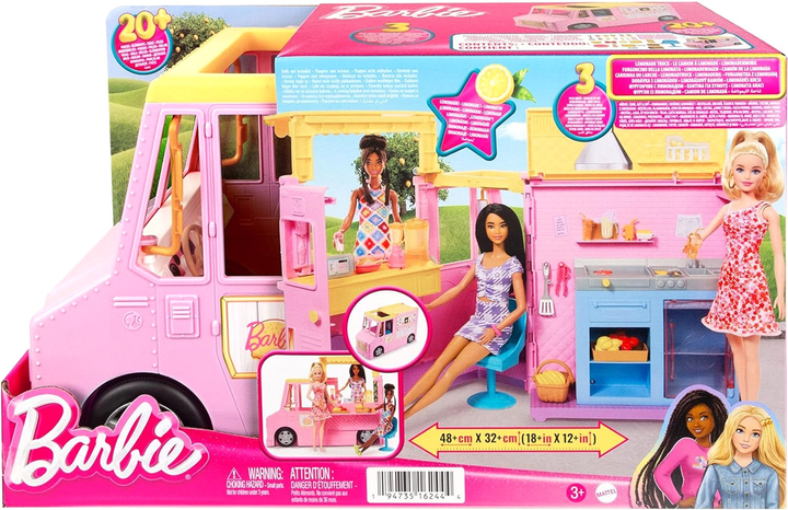 Ігровий набір Mattel Barbie Lemonade Truck (0194735162444) - зображення 1
