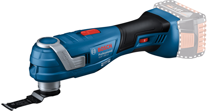 Акумуляторний багатофункціональний різак Bosch GOP 185-LI соло (06018G2020) - зображення 1