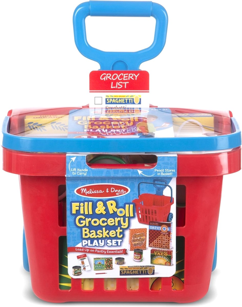 Koszyk z żywnością Melissa & Doug Fill & Roll Grocery Basket (0000772140737) - obraz 1