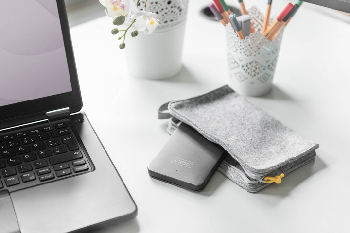 Зовнішній корпус для SSD/HDD 2.5 SATA III Digitus на USB 3.0 9.5/7.5 мм Алюмінієвий (DA-71114) - зображення 8
