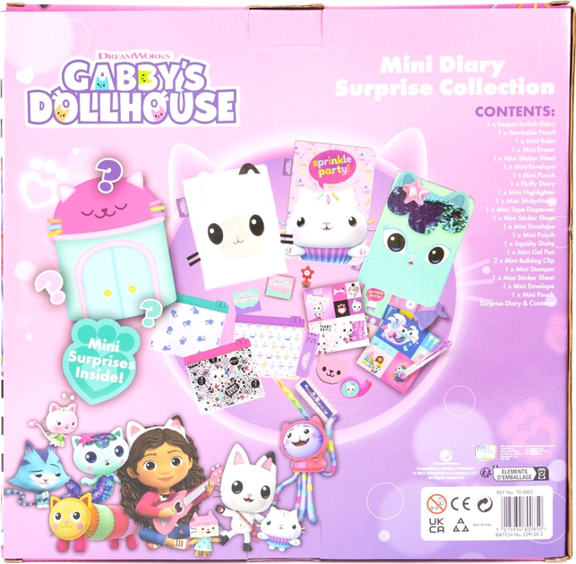 Zestaw do zabawy Spin Master Gabbys Dollhouse Mini Diary Surprise Collection (5015934800850) - obraz 2