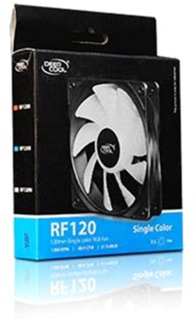 Кулер DeepCool RF120B Black-White (DP-FLED-RF120-BL) - зображення 6