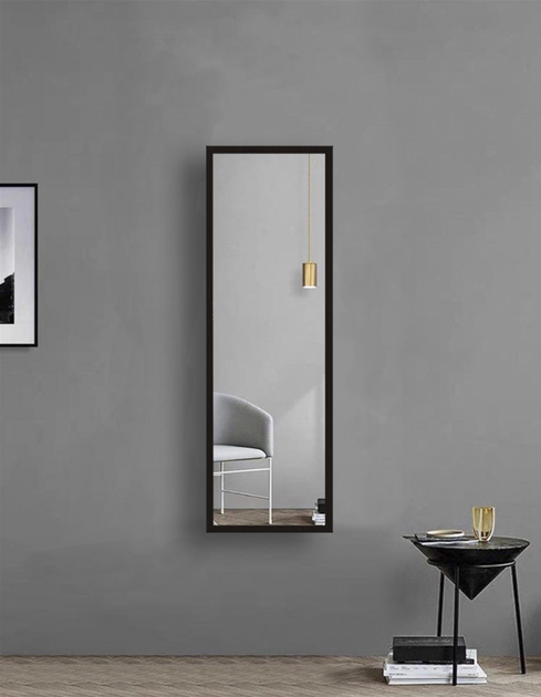 Дзеркало настінне Mirror Trade 120x40 см у пластиковій рамі венге (ROZ6400091215) - зображення 5