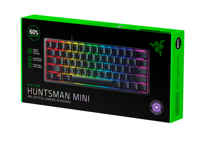 Клавіатура дротова Razer Huntsman mini Red Switch ENG (RZ03-03390200-R3M1) - зображення 5