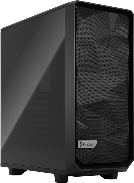 Obudowa Fractal Design Meshify 2 Compact Dark Tempered Glass Black (FD-C-MES2C-02) - obraz 1
