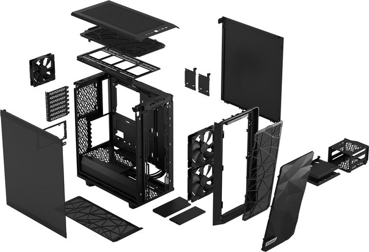 Корпус Fractal Design Meshify 2 Compact Dark Tempered Glass Black (FD-C-MES2C-02) - зображення 18