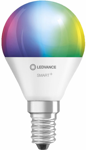 Світлодіодна лампа LEDVANCE CLASSIC Р40 SMART+ RGBW 5W E14 Dim (4058075485631) - зображення 1