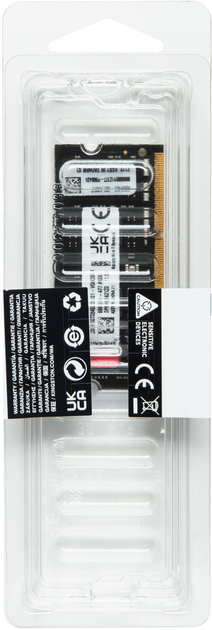 Оперативна пам'ять Kingston Fury SODIMM DDR4-3200 8192 MB PC4-25600 Impact Black (KF432S20IB/8) - зображення 4