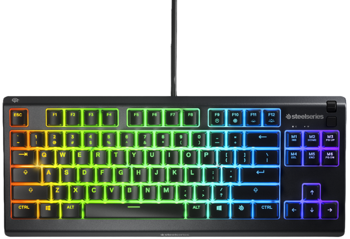 Klawiatura przewodowa SteelSeries Apex 3 TKL USB US (5707119044790) - obraz 1