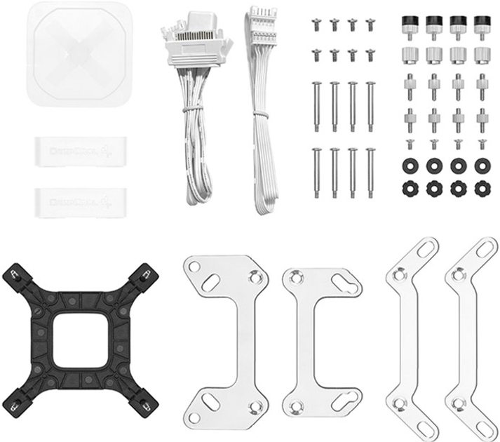 Chłodzenie wodne DeepCool LS520 White (R-LS520-WHAMNT-G-1) - obraz 6