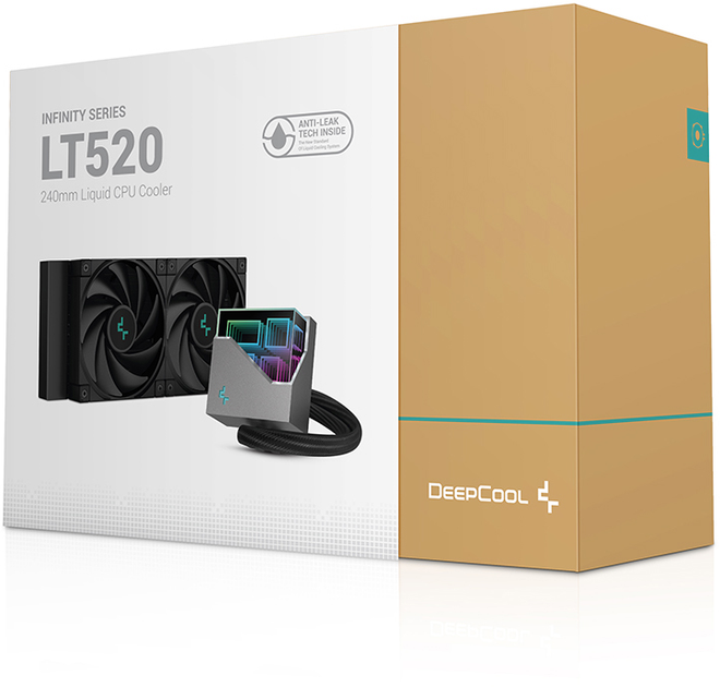 Chłodzenie wodne DeepCool LT520 Black (R-LT520-BKAMNF-G-1) - obraz 6